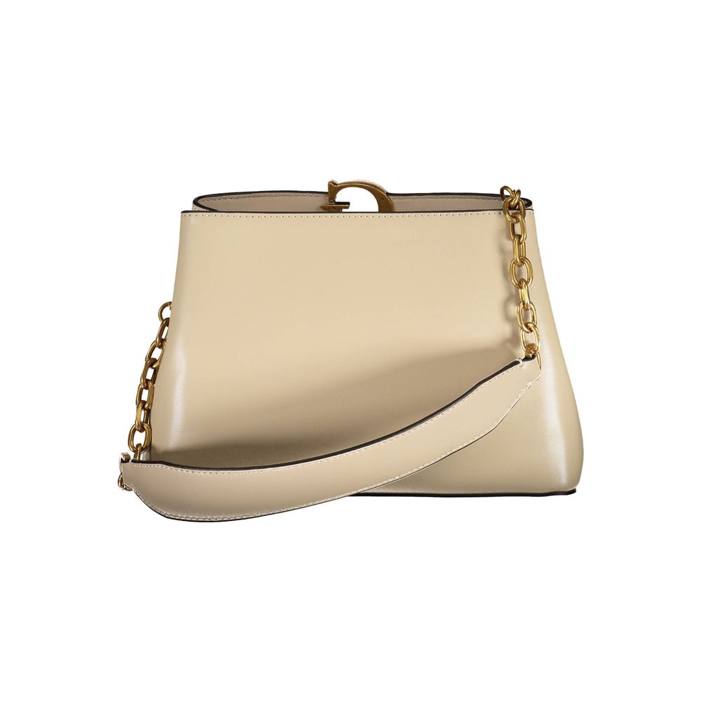 Guess Jeans Beige Polyethylen Handtasche