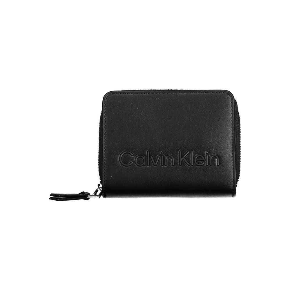 Calvin Klein – Schwarze Polyethylen-Geldbörse