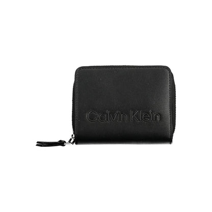 Calvin Klein – Schwarze Polyethylen-Geldbörse