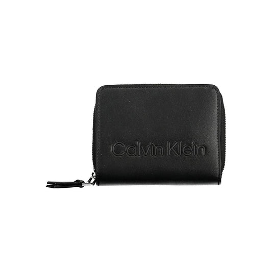 Calvin Klein – Schwarze Polyethylen-Geldbörse