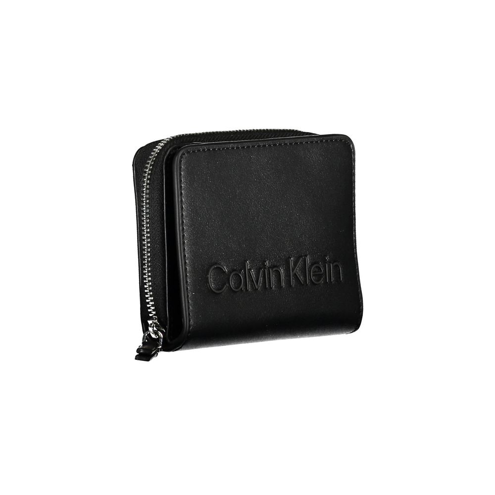 Calvin Klein – Schwarze Polyethylen-Geldbörse