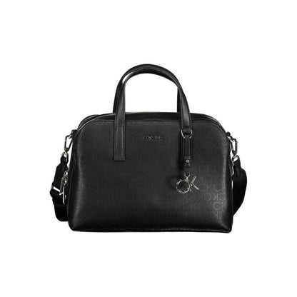 Calvin Klein Schwarze Polyester-Handtasche