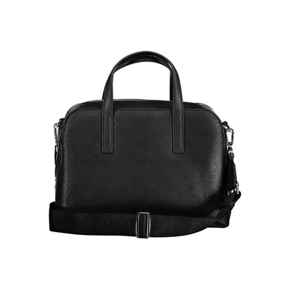 Calvin Klein Schwarze Polyester-Handtasche