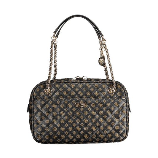 Guess Jeans – Braune Polyethylen-Handtasche