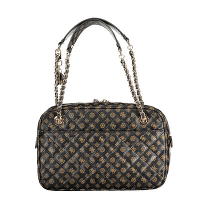 Guess Jeans – Braune Polyethylen-Handtasche