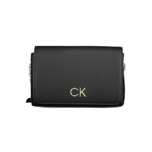 Calvin Klein Schwarze Polyester-Handtasche