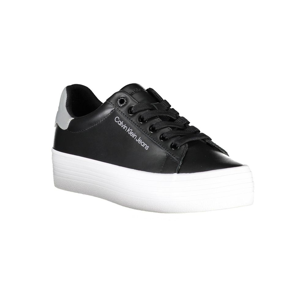 Calvin Klein – Schwarzer Polyester-Sneaker