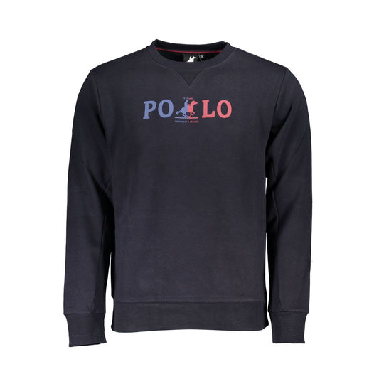 US Grand Polo Blue Cotton Sweater