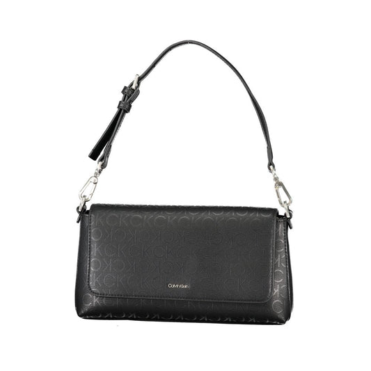 Calvin Klein Schwarze Polyester-Handtasche