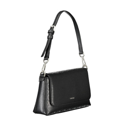 Calvin Klein Schwarze Polyester-Handtasche