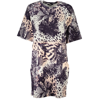 Rosa Baumwollkleid der Cavalli Class