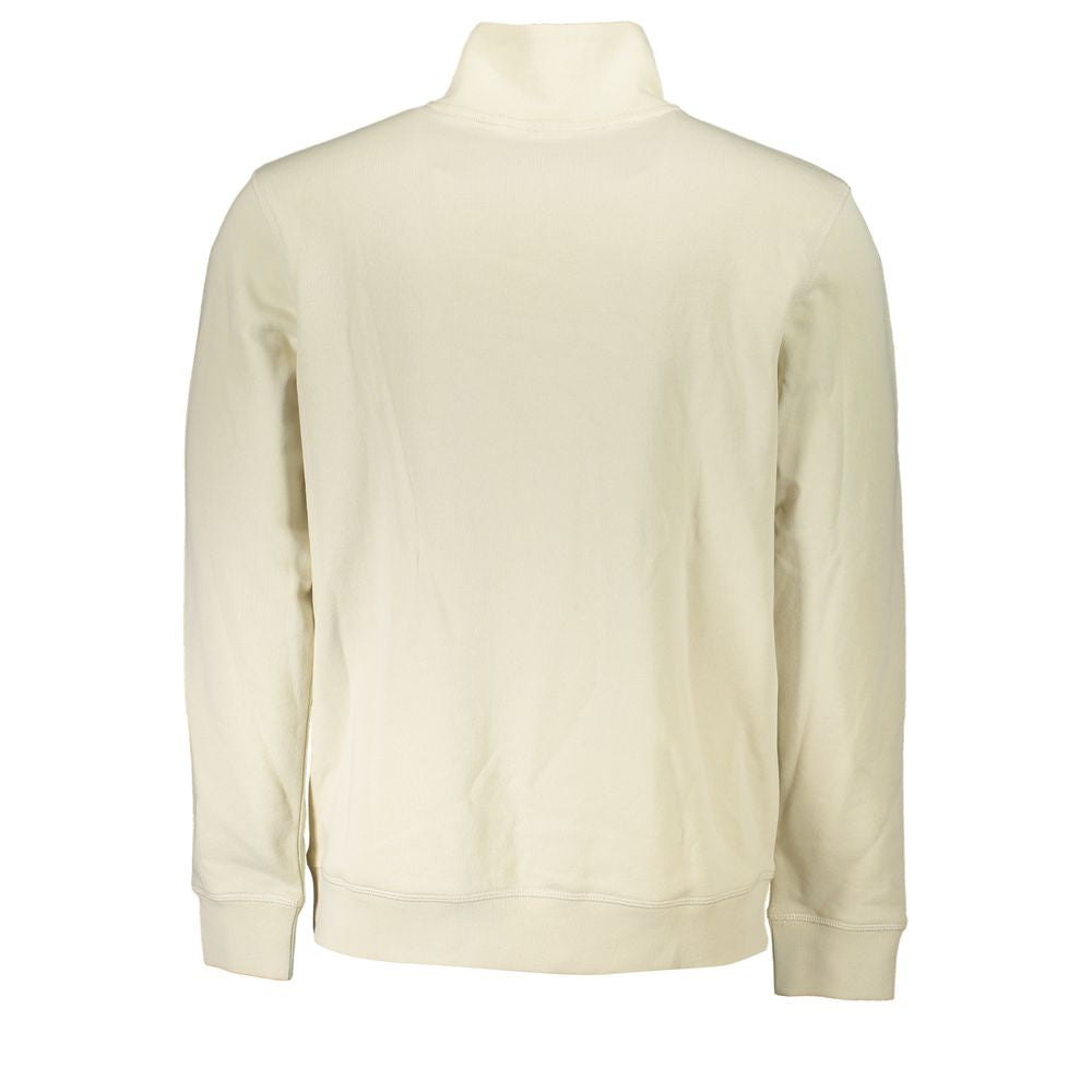 Beigefarbener Baumwollpullover von Hugo Boss
