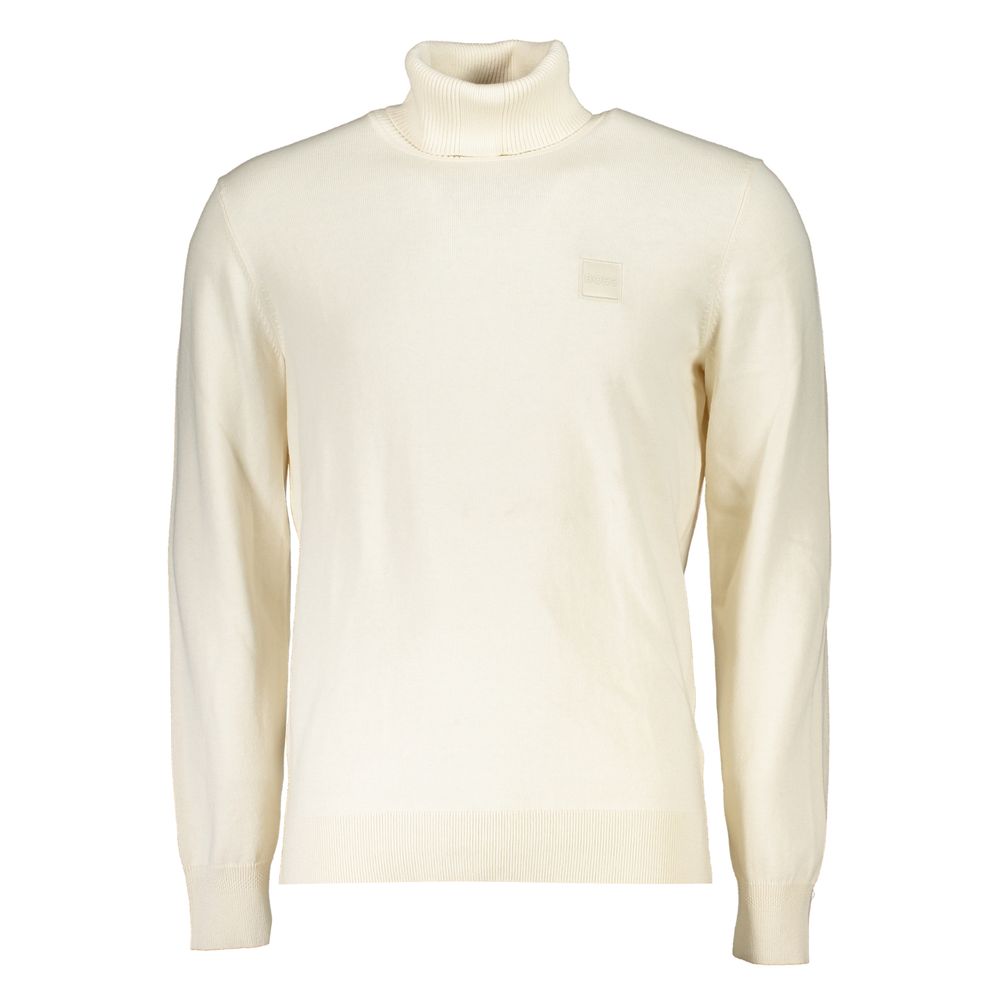 Hugo Boss Weißer Baumwollpullover