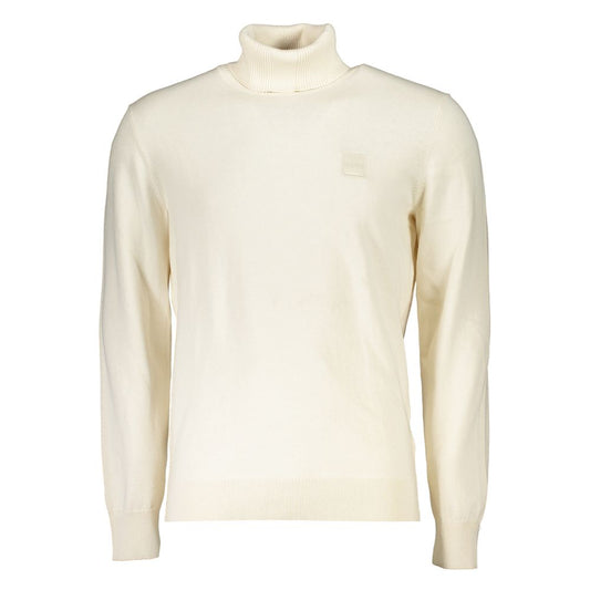 Hugo Boss Weißer Baumwollpullover