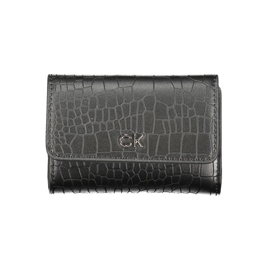 Calvin Klein Schwarze Polyester-Geldbörse