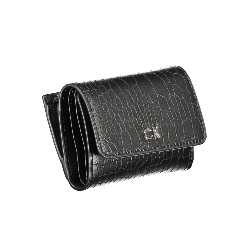 Calvin Klein Schwarze Polyester-Geldbörse