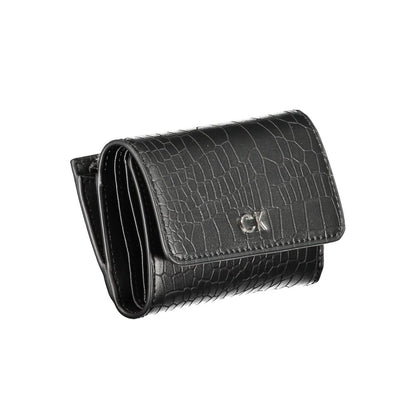 Calvin Klein Schwarze Polyester-Geldbörse