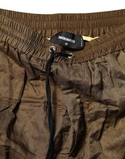 Dsquared² Braune Jogginghose mit mittlerer Taille für Damen