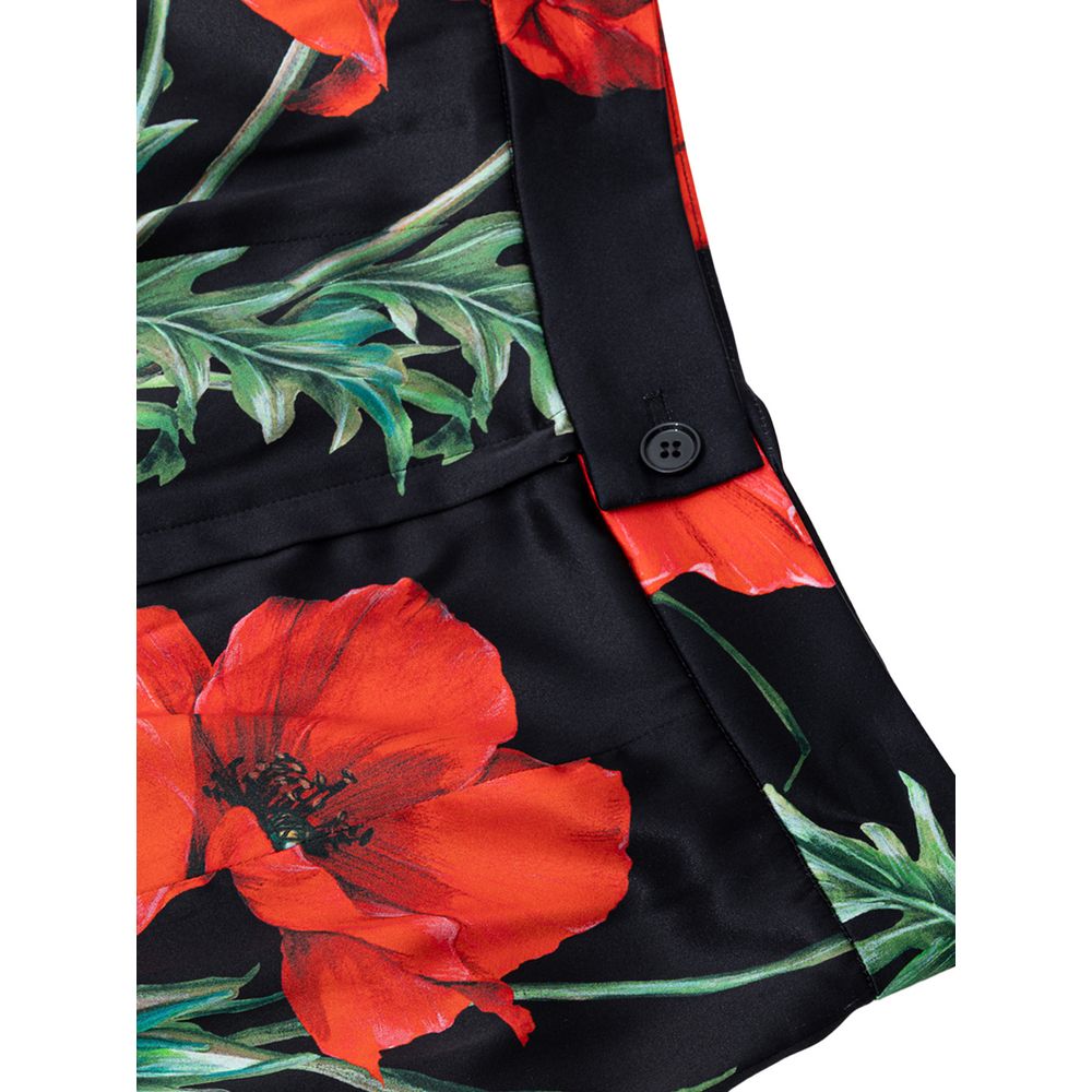 Zweifarbiger Seidenrock von Dolce &amp; Gabbana