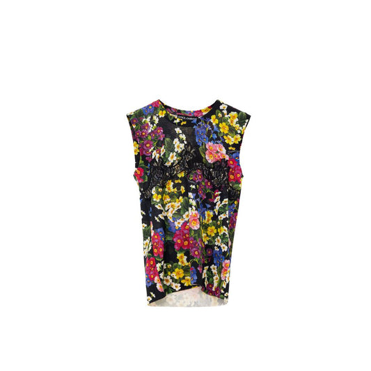 Dolce &amp; Gabbana Schwarzes Kaschmir-Tanktop