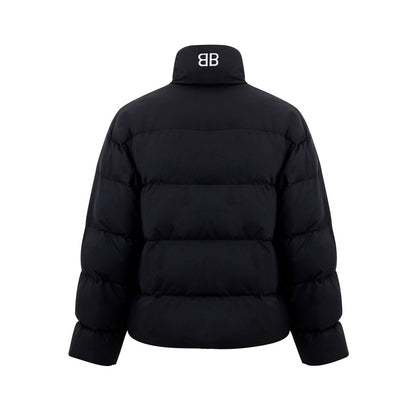 Balenciaga Schwarze Polyamidjacken und -mäntel