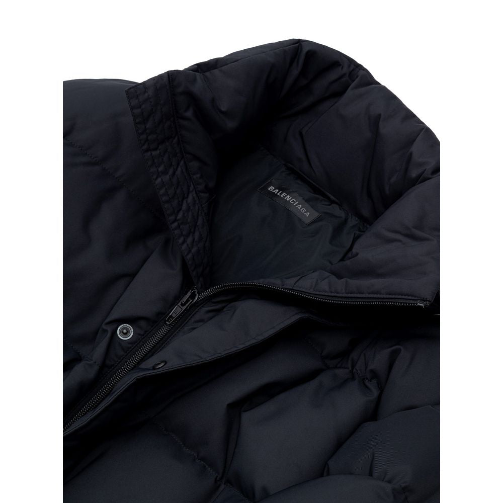 Balenciaga Schwarze Polyamidjacken und -mäntel
