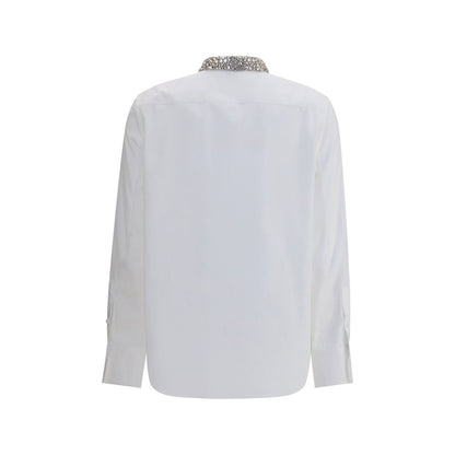 Alexander McQueen Hemd mit verziertem Kragen
