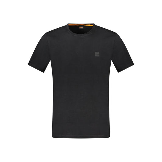 Hugo Boss – Schwarzes Baumwoll-T-Shirt