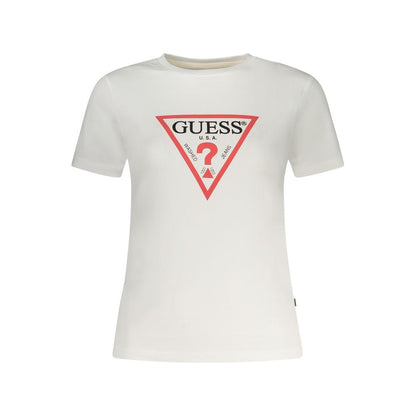 Guess Jeans – Weiße Baumwolloberteile und T-Shirts