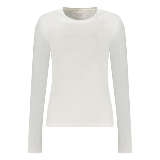 Guess Jeans – Weiße Baumwolloberteile und T-Shirts