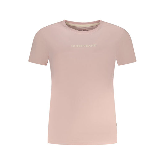 Guess Jeans Rosa Baumwolloberteile und T-Shirts