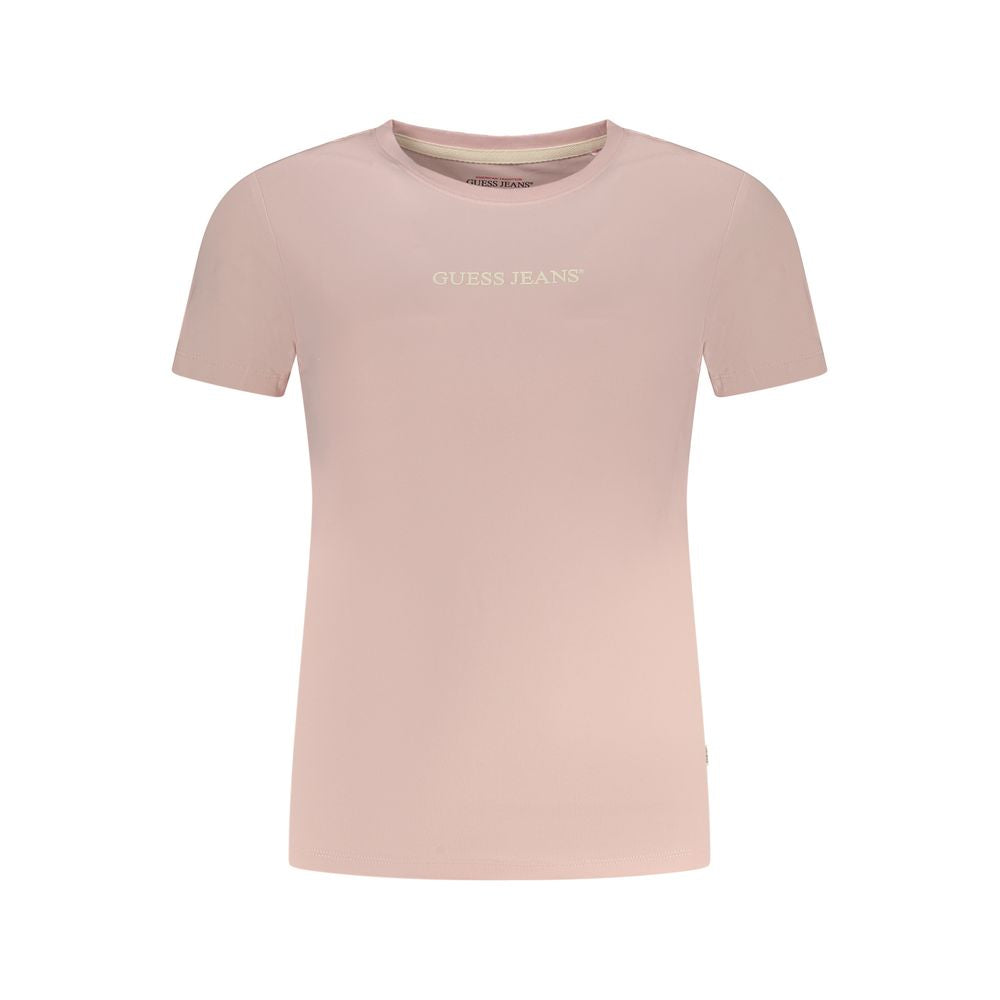 Guess Jeans Rosa Baumwolloberteile und T-Shirts