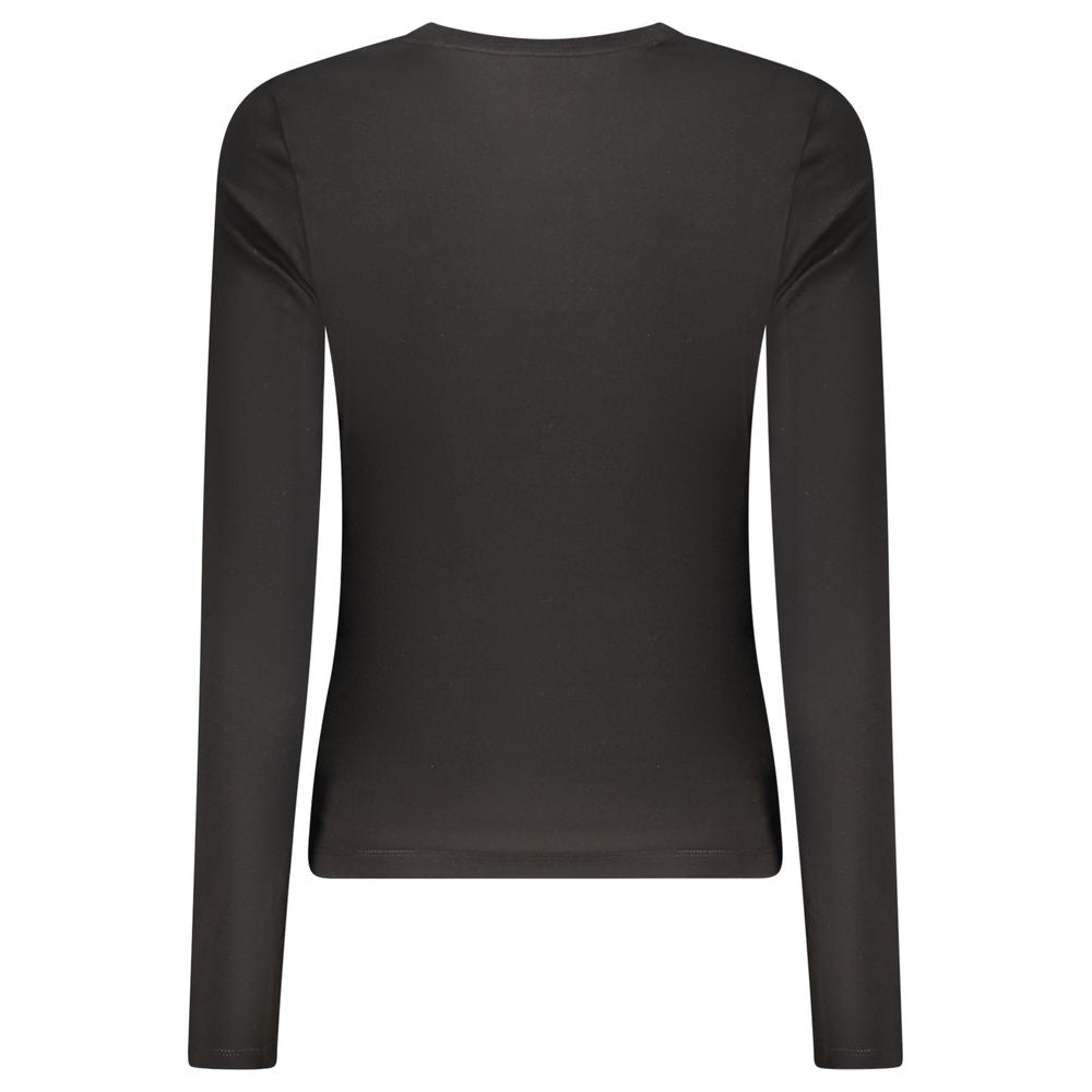 Guess Jeans – Schwarze Baumwolloberteile und T-Shirts