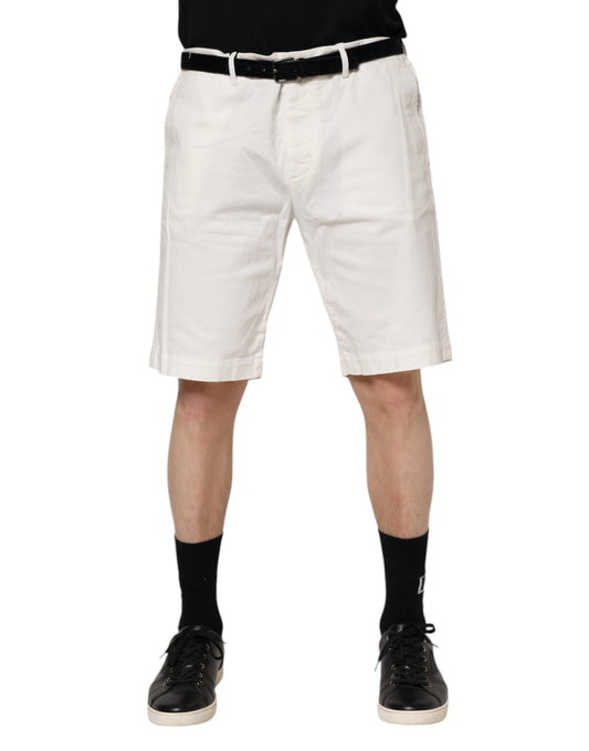 Dolce &amp; Gabbana Weiße Chinos aus Baumwollstretch für Herren
