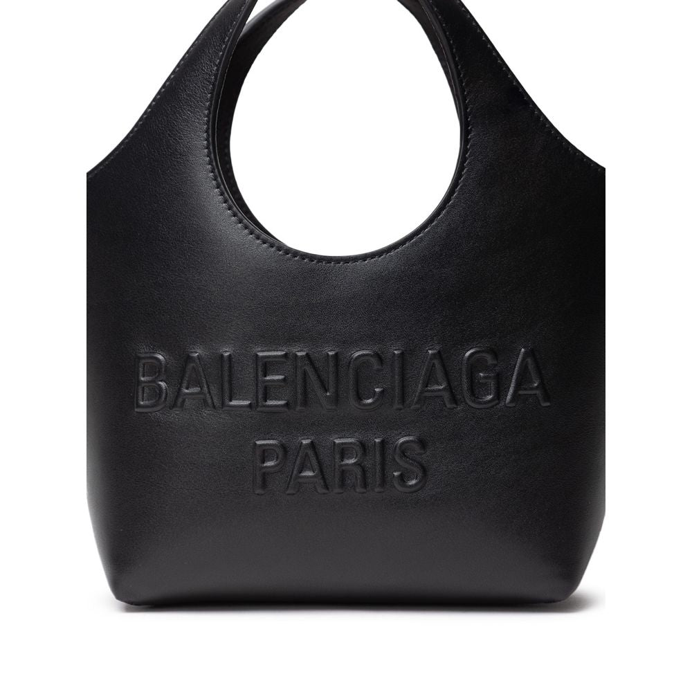 Balenciaga – Schwarze Leder-Tragetasche