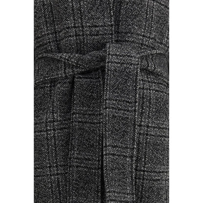 Balenciaga – Langer Mantel mit Karomuster