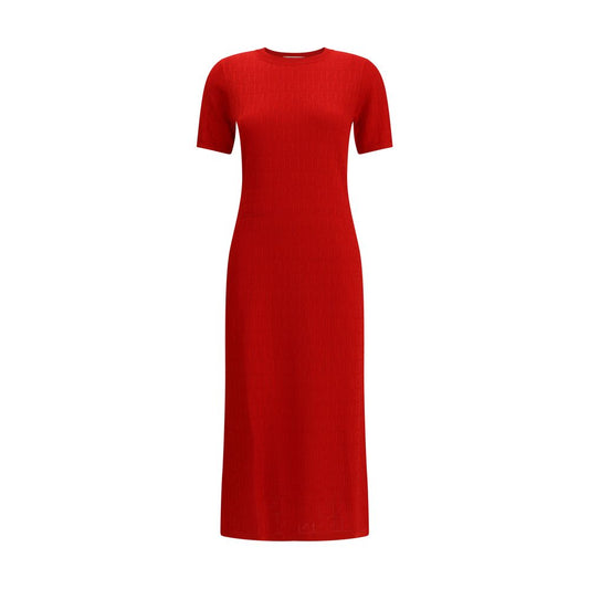 Fendi – Gestricktes Midikleid