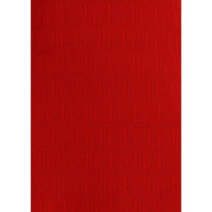 Fendi – Gestricktes Midikleid