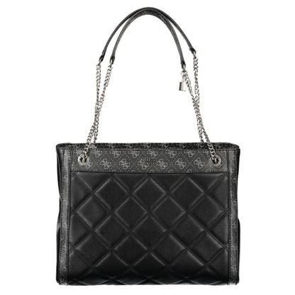 Guess Jeans – Schwarze Polyethylen-Handtasche