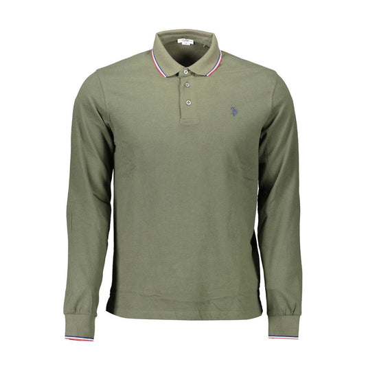 US POLO ASSN. Green Cotton Polo Shirt