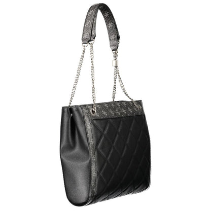 Guess Jeans – Schwarze Polyethylen-Handtasche