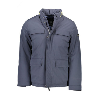 Blaue Polyesterjacke von Plein Sport