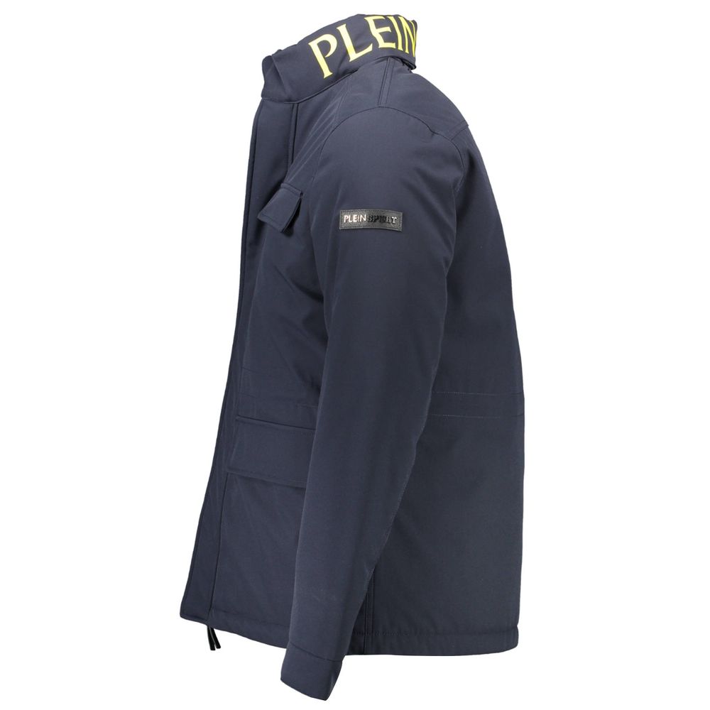 Blaue Polyesterjacke von Plein Sport