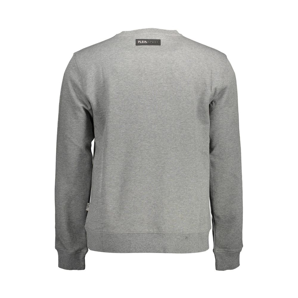 Grauer Baumwollpullover von Plein Sport
