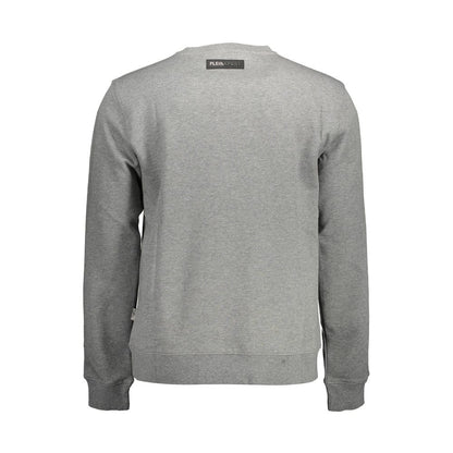 Grauer Baumwollpullover von Plein Sport