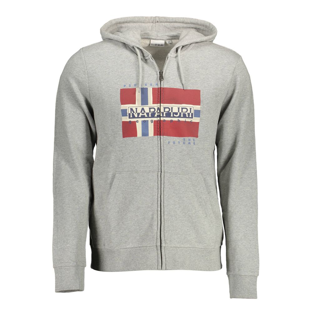 Napapijri Grauer Baumwollpullover