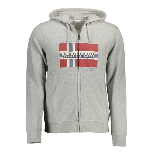 Napapijri Grauer Baumwollpullover
