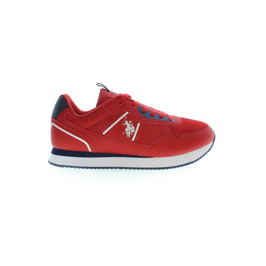 US POLO ASSN. Roter Polyester-Sneaker