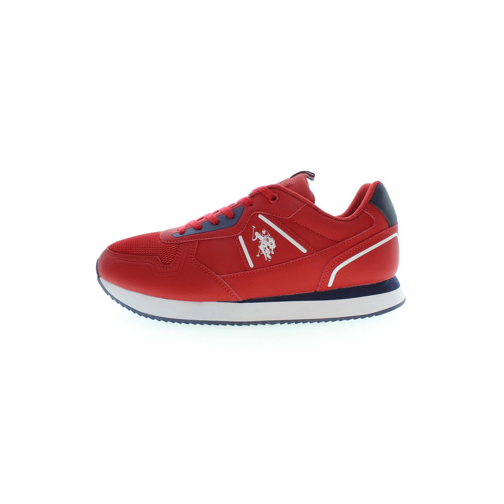 US POLO ASSN. Roter Polyester-Sneaker