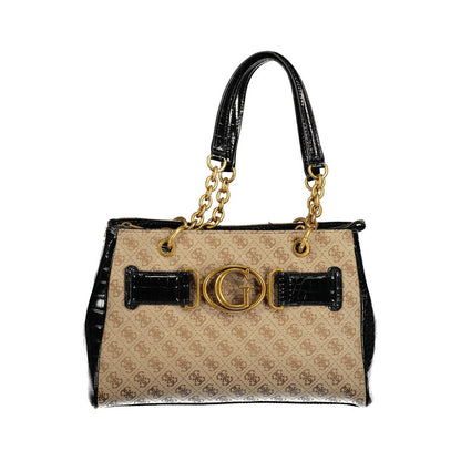 Guess Jeans – Schwarze Polyethylen-Handtasche